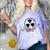 Floral Rad Tech Radiology Graduation X-Ray Tech Comfort Color Blast T-Shirt Amethyst