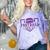 Football Senior Night Football Senior 2025 Graduation 36 Comfort Color Blast T-Shirt Amethyst