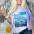 Frutiger Aero Aesthetic Tech Ocean Underwater Fishes Comfort Color Blast T-Shirt Amethyst