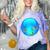 Frutiger Aero Aesthetic Tech Orb Fishes Raglan Baseball Tee Comfort Color Blast T-Shirt Amethyst