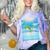 Frutiger Aero Aesthetics Comfort Color Blast T-Shirt Amethyst