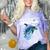 Frutiger Aero Splashy Dolphin Y2k Aesthetic Graphic Premium Comfort Color Blast T-Shirt Amethyst