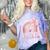 Fun Happy Last Day Of School Girl Student Graduation Rainbow Comfort Color Blast T-Shirt Amethyst