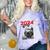 Fun Trendy UFO Sloth Graduation Class Of 2024 Senior Comfort Color Blast T-Shirt Amethyst