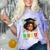 Future HBCU Grad Girl Kids Graduation HBCU College Comfort Color Blast T-Shirt Amethyst
