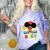 Future HBCU Grad Graduate Afro Girl College Graduation Comfort Color Blast T-Shirt Amethyst