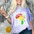 Future HBCU Graduate Afro Girls College Graduation Comfort Color Blast T-Shirt Amethyst
