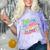 This Girl Just Wants To Be Left Alone Retro Nostalgia Comfort Color Blast T-Shirt Amethyst
