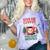 Give Me Coffee And Holiday Movies Introvert Christmas Comfort Color Blast T-Shirt Amethyst Give Me Coffee And Holiday Movies Introvert Christmas Comfort Color Blast T-Shirt Amethyst
