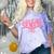 Graduate 2025 Class Of 2025 Senior Coquette Bow Graduation Comfort Color Blast T-Shirt Amethyst