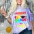 I Graduated From 1st Grade Graduation Matching Student Comfort Color Blast T-Shirt Amethyst