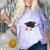 I Graduated Life Is Gonna Be Easy Now Right Graduation Comfort Color Blast T-Shirt Amethyst