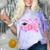 Graduation 2027 Senior 2027 Class Of 2027 Coquette Pink Girl Comfort Color Blast T-Shirt Amethyst
