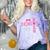 Graduation Class Of 2026 Senior 2026 Pink Bow Coquette Comfort Color Blast T-Shirt Amethyst