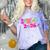 Graduation Class Of 2026 Senior Pink Coquette Bow 2026 Grade Comfort Color Blast T-Shirt Amethyst