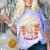 Graduation Day 2024 Graduate For School Degree College Cat Men Women Comfort Color Blast T-Shirt Amethyst