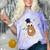 Graduation Flossing Peanut OIT Comfort Color Blast T-Shirt Amethyst