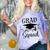 Graduation Grad Squad Comfort Color Blast T-Shirt Amethyst