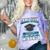 Graduation Shirt Class Of 2019 High School College Comfort Color Blast T-Shirt Amethyst
