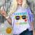 Graduation Shirt Goodbye Kindergarten Hello 1st Grade School Comfort Color Blast T-Shirt Amethyst