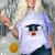 Graduation Shirt Preschool Graduate Tshirt Comfort Color Blast T-Shirt Amethyst