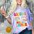 Groovy Goodbye 7th Grade Graduation Hello Summer Kids Comfort Color Blast T-Shirt Amethyst