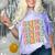 Groovy Senior Graduation Cute Groovy Senior Class Of 2024 Comfort Color Blast T-Shirt Amethyst