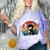 Hang On Let Me Overthink Cat Coffee Retro Introvert Comfort Color Blast T-Shirt Amethyst