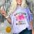 Happy Last Day Of School Coquette Bow Graduation Girls Kids Comfort Color Blast T-Shirt Amethyst