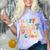 Happy Last Day Of School Groovy Teacher Student Graduation Comfort Color Blast T-Shirt Amethyst