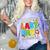 Happy Last Day Of School Teacher Student Graduation Comfort Color Blast T-Shirt Amethyst