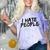 I Hate People Graffiti Introverts Meme Loner Comfort Color Blast T-Shirt Amethyst