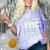High School Graduate Graduation Party Meme Comfort Color Blast T-Shirt Amethyst