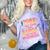 Hilarious 1985 Big Hair Bangs Joke For Gen X Nostalgia Comfort Color Blast T-Shirt Amethyst