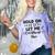 Hold On Let Me Overthink This Anxiety Women Introvert Comfort Color Blast T-Shirt Amethyst