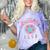 The Homebody Club Antisocial Retro Introvert Comfort Color Blast T-Shirt Amethyst The Homebody Club Antisocial Retro Introvert Comfort Color Blast T-Shirt Amethyst