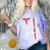 Hospice Aide American Flag Nurses Graduation Medical Comfort Color Blast T-Shirt Amethyst