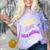 I'm Just Social Distancing Introvert Funny Comfort Color Blast T-Shirt Amethyst