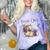 Introverted Romance Unapologetically Anti-Social Book Club Comfort Color Blast T-Shirt Amethyst