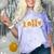 Introverted But Willing To Discuss Fall Vibes Autumn Pumpkin Comfort Color Blast T-Shirt Amethyst