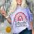 Introverted But Willing To Discuss Serial Killers True Crime Comfort Color Blast T-Shirt Amethyst