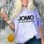 JOMO Joy Of Missing Out Fomo Fear Cozy Introvert Joke Comfort Color Blast T-Shirt Amethyst JOMO Joy Of Missing Out Fomo Fear Cozy Introvert Joke Comfort Color Blast T-Shirt Amethyst