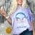 Keep Calm Earthlings Are Strange Alien Introvert Raglan Baseball Tee Comfort Color Blast T-Shirt Amethyst