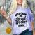 Keep Calm The Social Worker Is Here Graduation Work Job Comfort Color Blast T-Shirt Amethyst