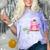 Kids I Graduated From Daycare Graduation T-Shirt For Girls Comfort Color Blast T-Shirt Amethyst