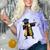 Kids HBCU Boys Grad Dabbing Graduation Comfort Color Blast T-Shirt Amethyst