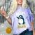 Kids Kindergarten Dabbing Penguin Nailed It Graduation Class 2021 Comfort Color Blast T-Shirt Amethyst