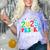 Kids Pre-K Graduate 2025 Preschool Graduation Class Of 2025 Kids Comfort Color Blast T-Shirt Amethyst