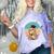 Kids Pre-K Graduate Sloth Cap And Gown Cute Preschool Graduation Comfort Color Blast T-Shirt Amethyst