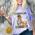 Kids Preschool Graduate Dinosaur Trex Preschool Graduation Comfort Color Blast T-Shirt Amethyst